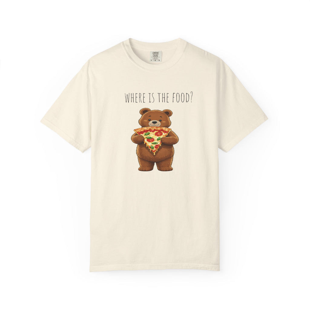 Where Is the Food? Bear Shirt | Cute Hungry Bear T-shirt, Food Lover Graphic Tee
