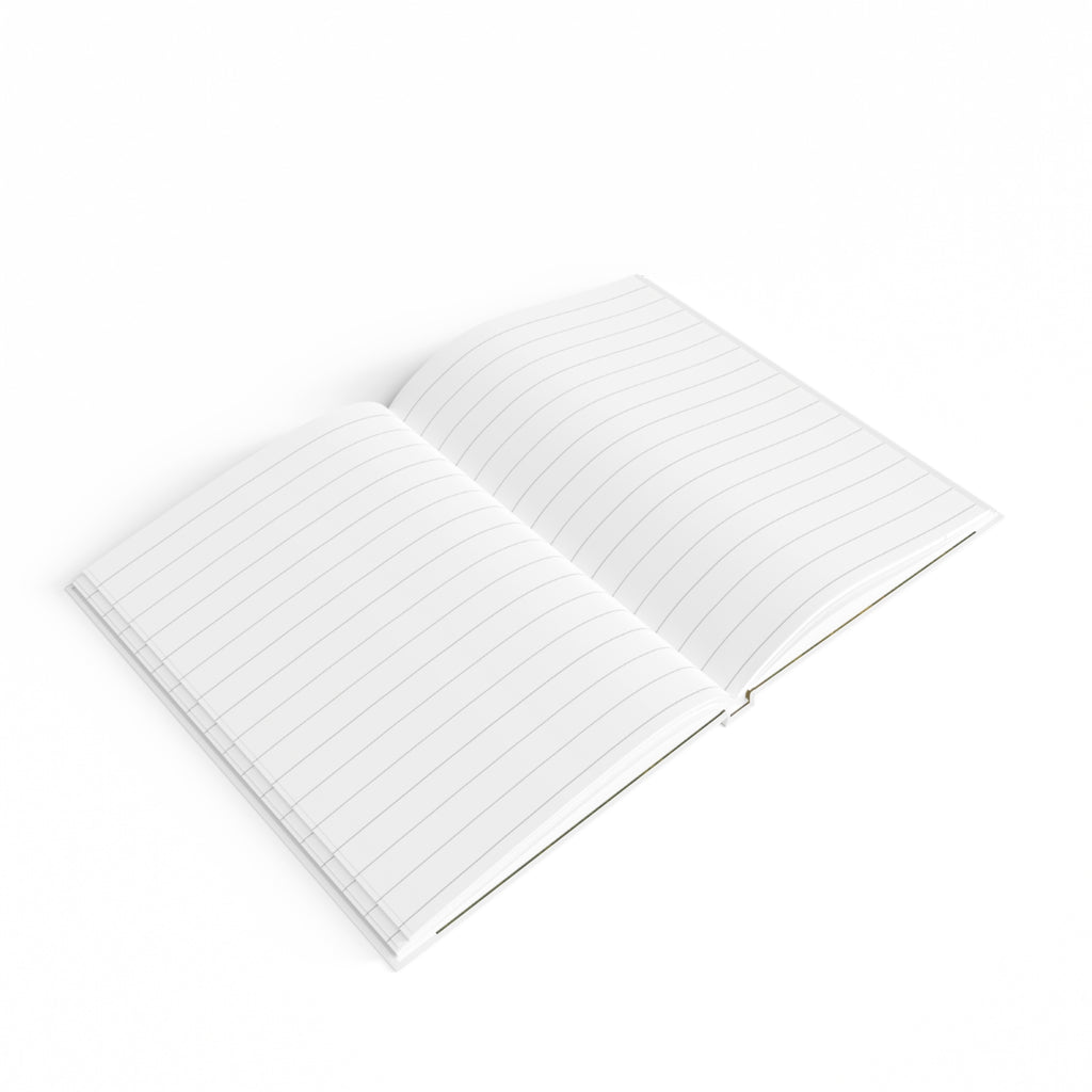 Cute Reading Bear Hardcover Journal | Ruled Line Notebook for Book Lovers | Woodland Bear Writing Journal
