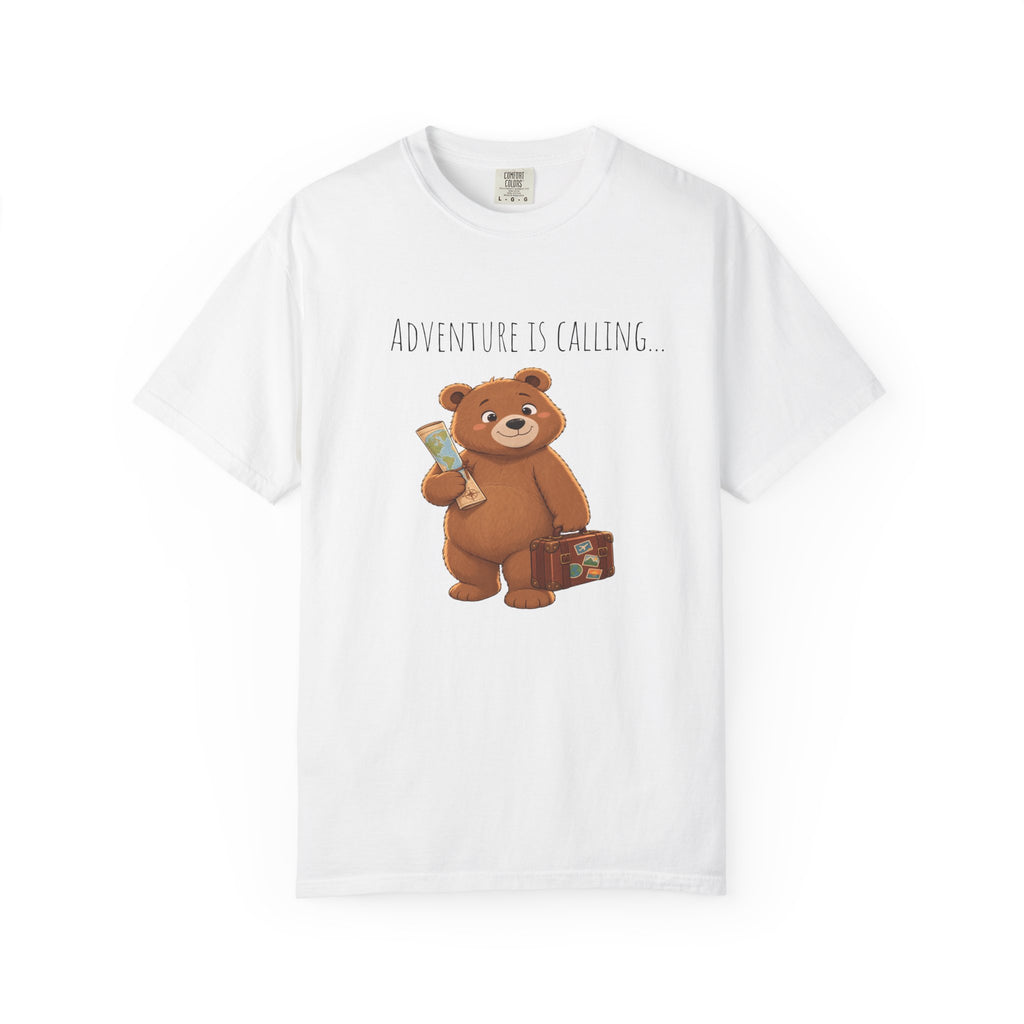 Adventure Is Calling Bear T-Shirt | Cute Travel Bear Shirt | Bear Graphic Tee | Unisex Bear Lover Gift