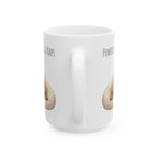 Powered by Coffee & Naps Bear Coffee Mug 15oz | Cute Ceramic Mug