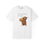 Will Do Anything for Snacks Bear Shirt | Funny Foodie T-Shirt | Cute Bear Graphic Tee | Gift for Snack Lovers