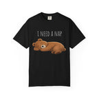 I Need a Nap Bear Shirt, Cute Sleeping Bear T-Shirt, Cozy Animal Graphic Tee, Funny Sleep Lover Gift, Unisex Comfort Colors Tee