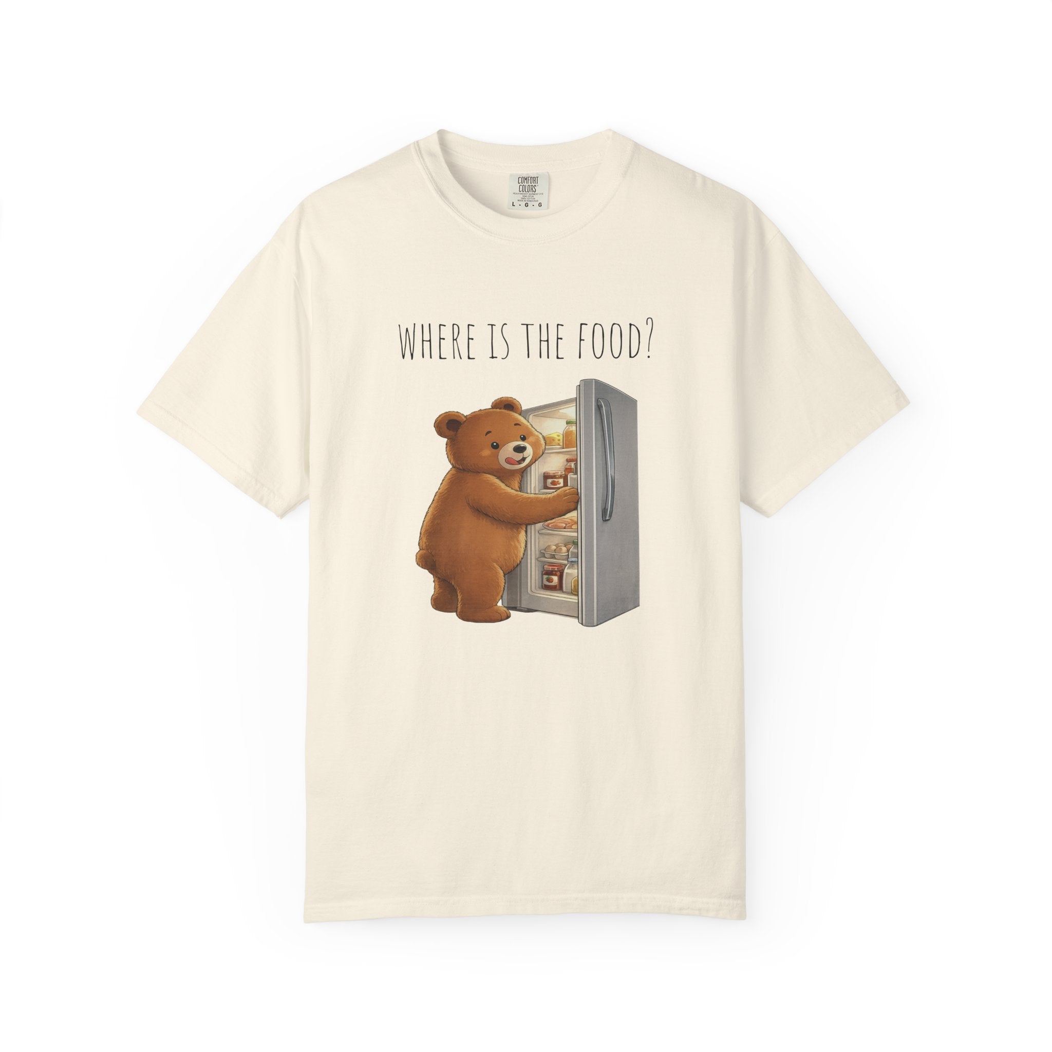 Where Is the Food? Bear Shirt | Cute Hungry Bear T-shirt, Food Lover Graphic Tee